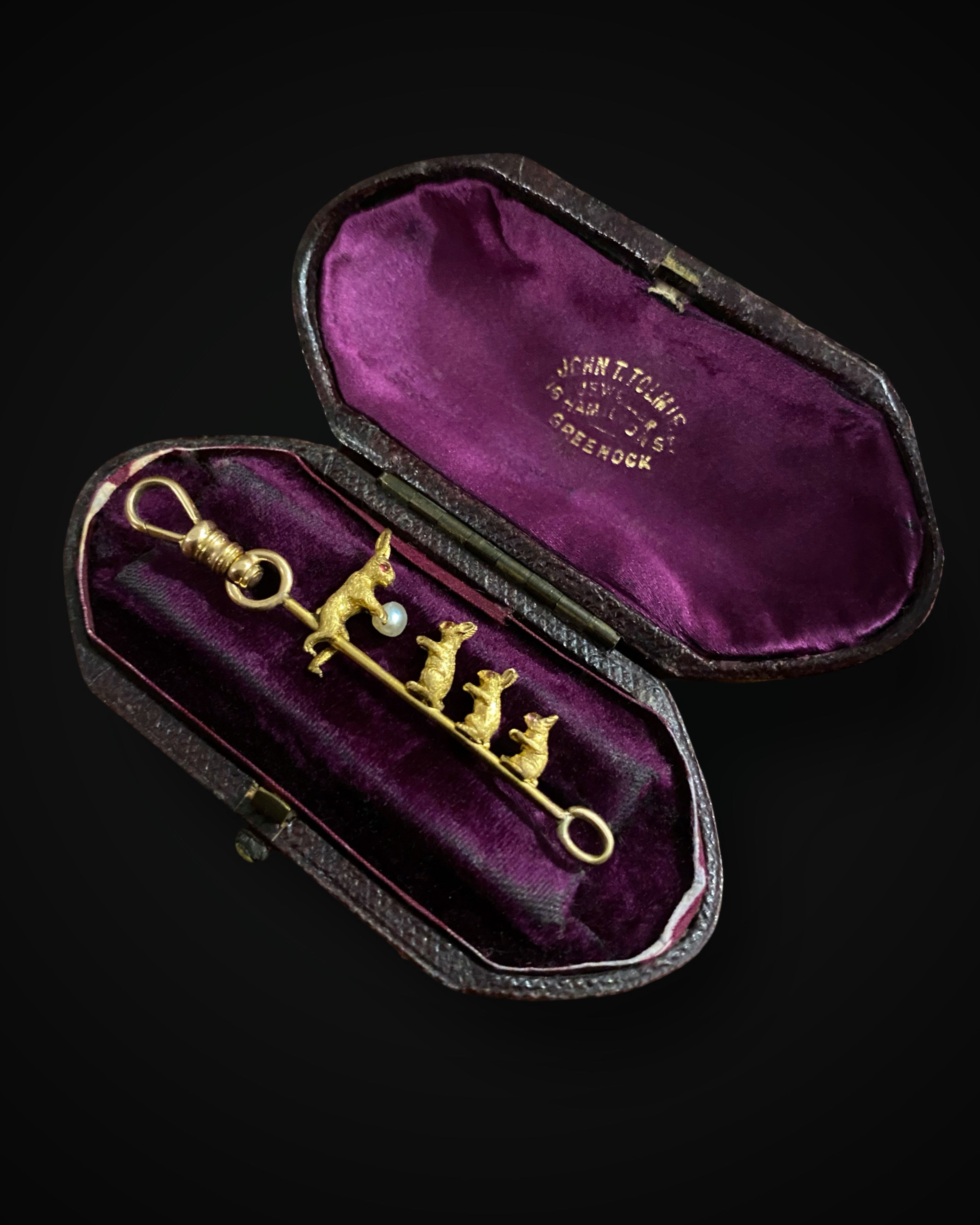 Gorgeous Victorian Bunny Chain Extender