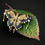 Thumbnail: Divine Victorian Pique Butterfly Brooch