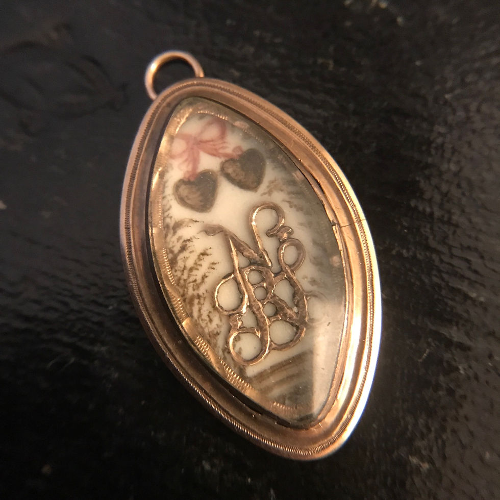 Thumbnail: Betrothal Navette With Monogram R S N