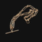 Thumbnail: Antique 9 Carat Gold Chunky Trombone Link Cain