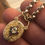 Thumbnail: Early Victorian Bracelet With Padlock Set With Diamond and Garnets 