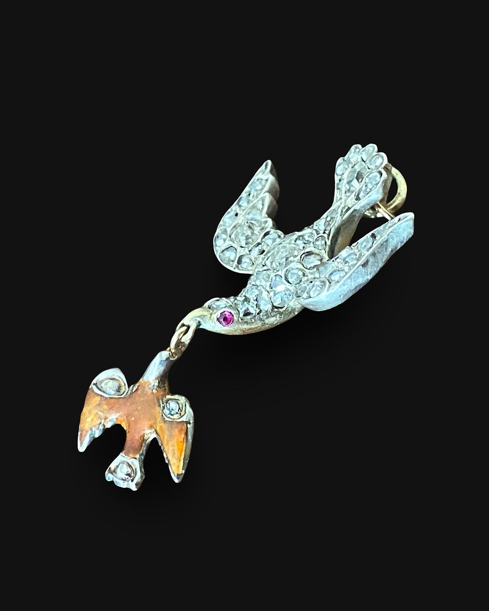 Thumbnail: Antique Double Diamond Dove