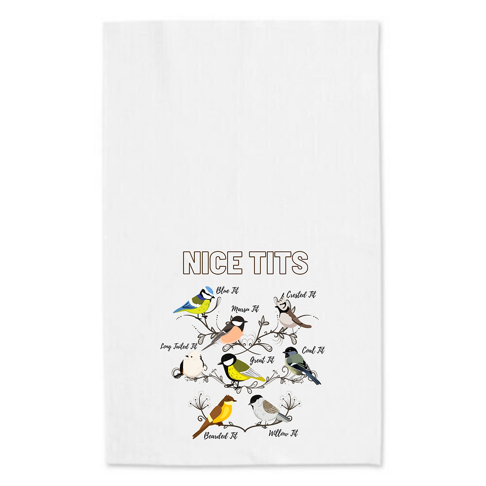 Funny NICE TITS Decorative Kitchen Tea Towel Microfiber 50 x 30 cm