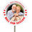 Thumbnail: Personalised Round Cake Topper White Acrylic Any Image Photo Message Occasion