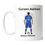 Thumbnail: Personalised Football Rugby Player Ceramic Mug Various Colours Gift Keepsake