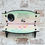 Thumbnail: Personalised Pet Memorial MDF Bench 18x12cm Cat Dog - Paw Print Design
