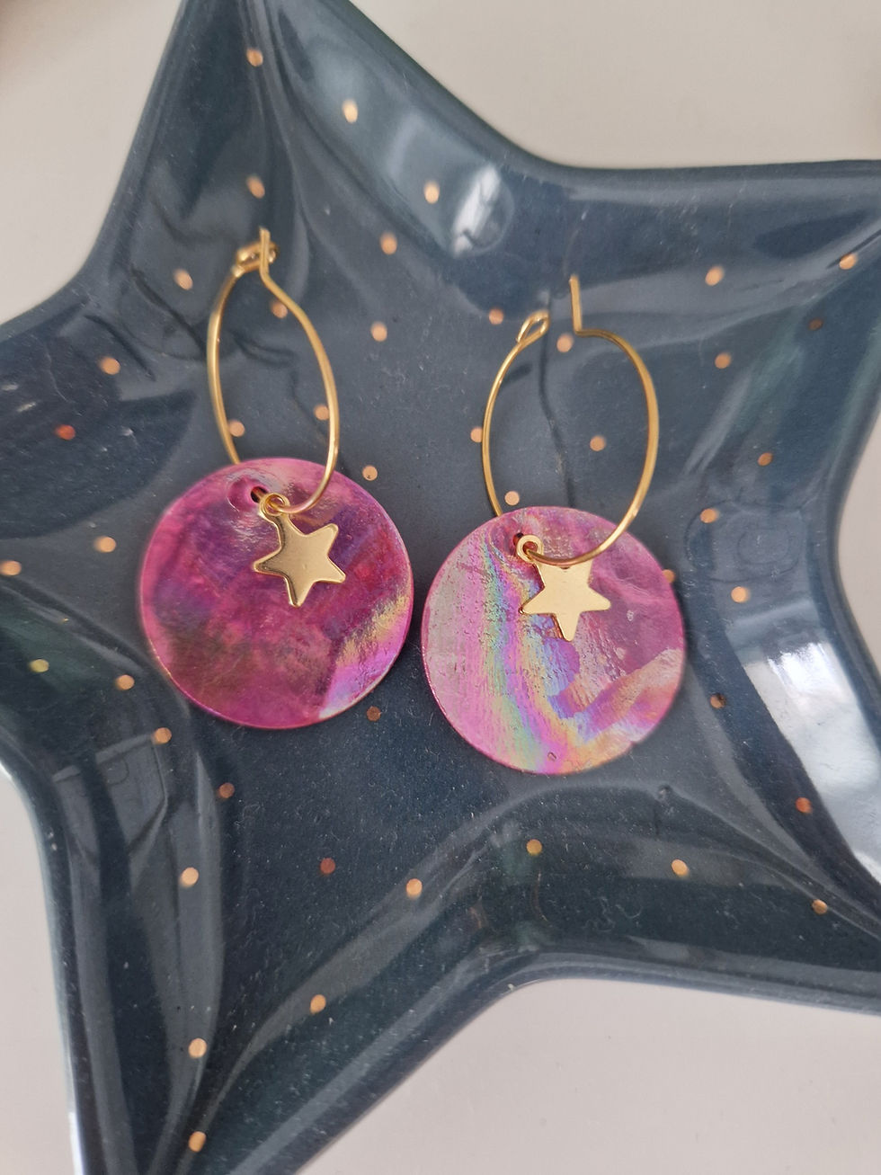 Miniature : Nacrée rose star