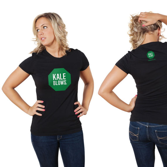 T-shirt with kale logo