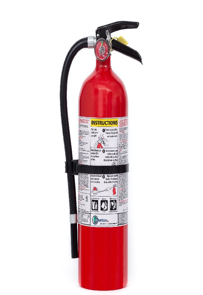 5.5 LB ABC CHAMPION PRO W/ W/B 3A,40B:C, ALUMINUM UL/ULC