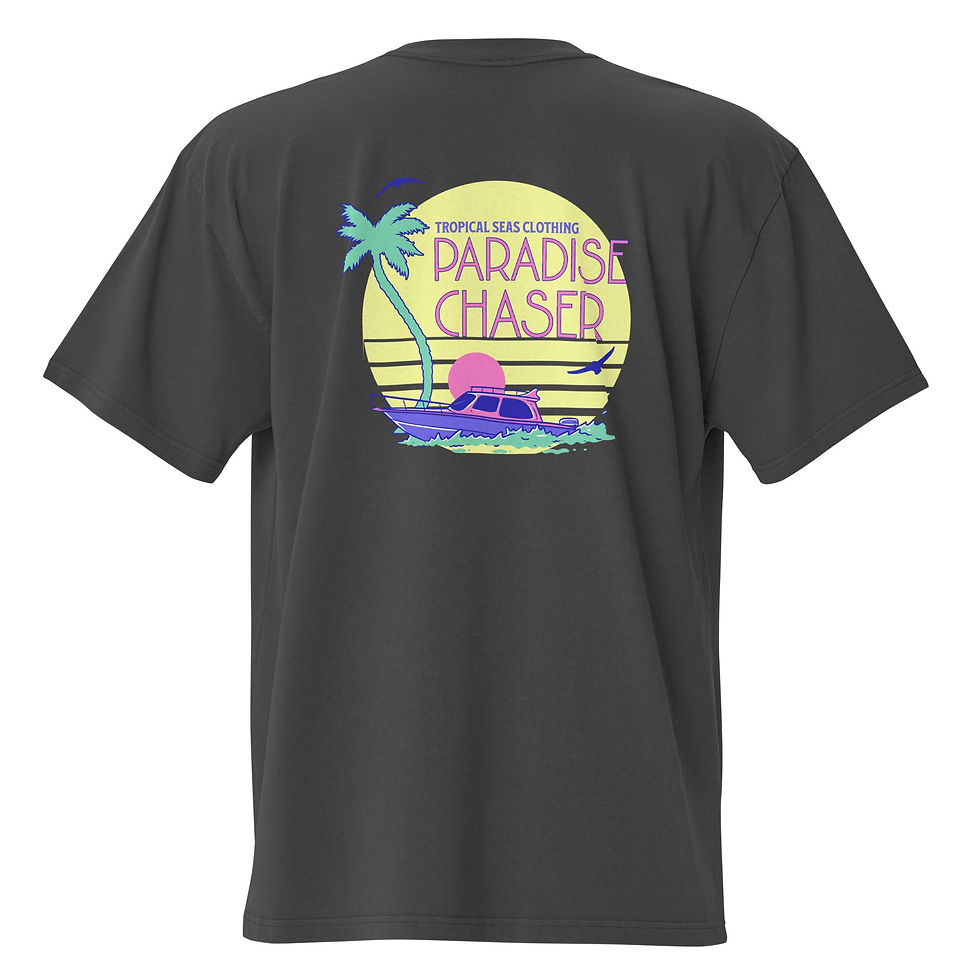 Thumbnail: Oversized Paradise Chaser faded t-shirt