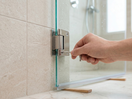 דלת מקלחון ששקעה: איך לכוון ולתקן בעצמכם (ומתי להחליף צירים)