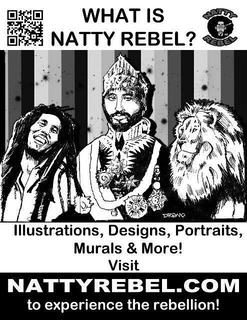 Backdrop for the Bob Marley Festival