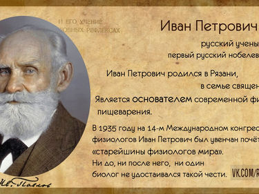 Иван Петрович Павлов, исследователь природы.