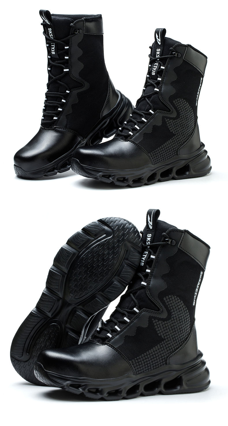 Thumbnail: Work Sneakers Steel Toe Shoes Men Safety Shoes New Puncture-Proof Work Shoes Boo
