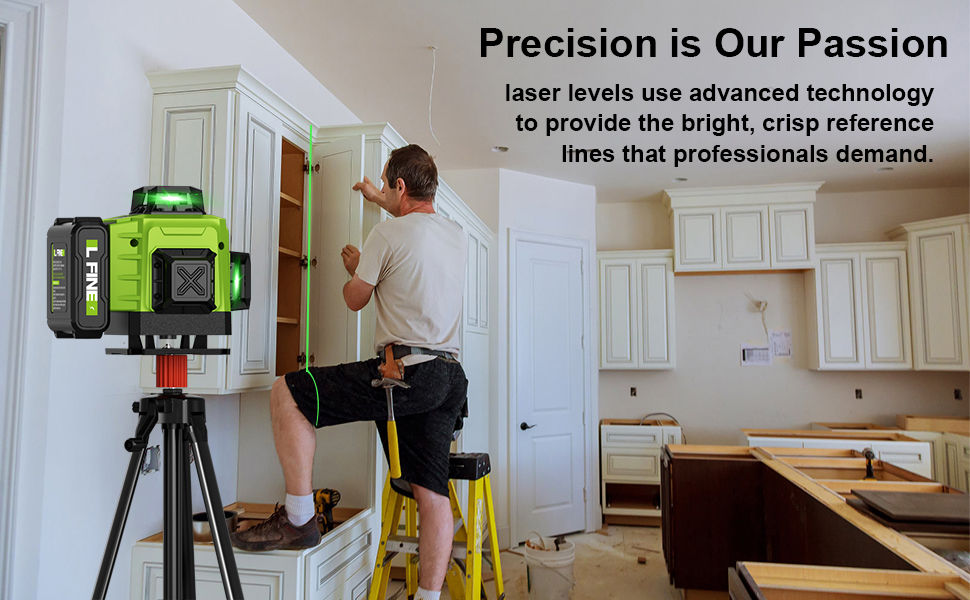 Thumbnail: LFINE 4D Professional Laser Level 16 Lines Horizontal And Vertical With Remote C