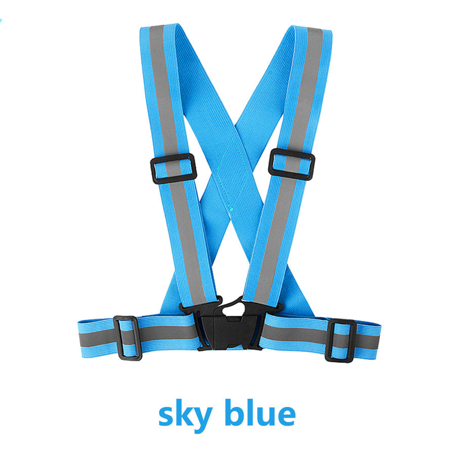 Thumbnail: Highlight Adjustable Lightweight Reflective Vest Outdoor Night Walking Safety Ve