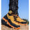 Thumbnail: High Top Men's Safety Shoes Steel Toe Anti Smash Safety Boots Puncture Proof Wor