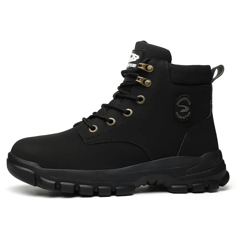 Thumbnail: Latest 2024 Fashion Winter Warm Men Work Safety Boots Waterproof Indestructible 