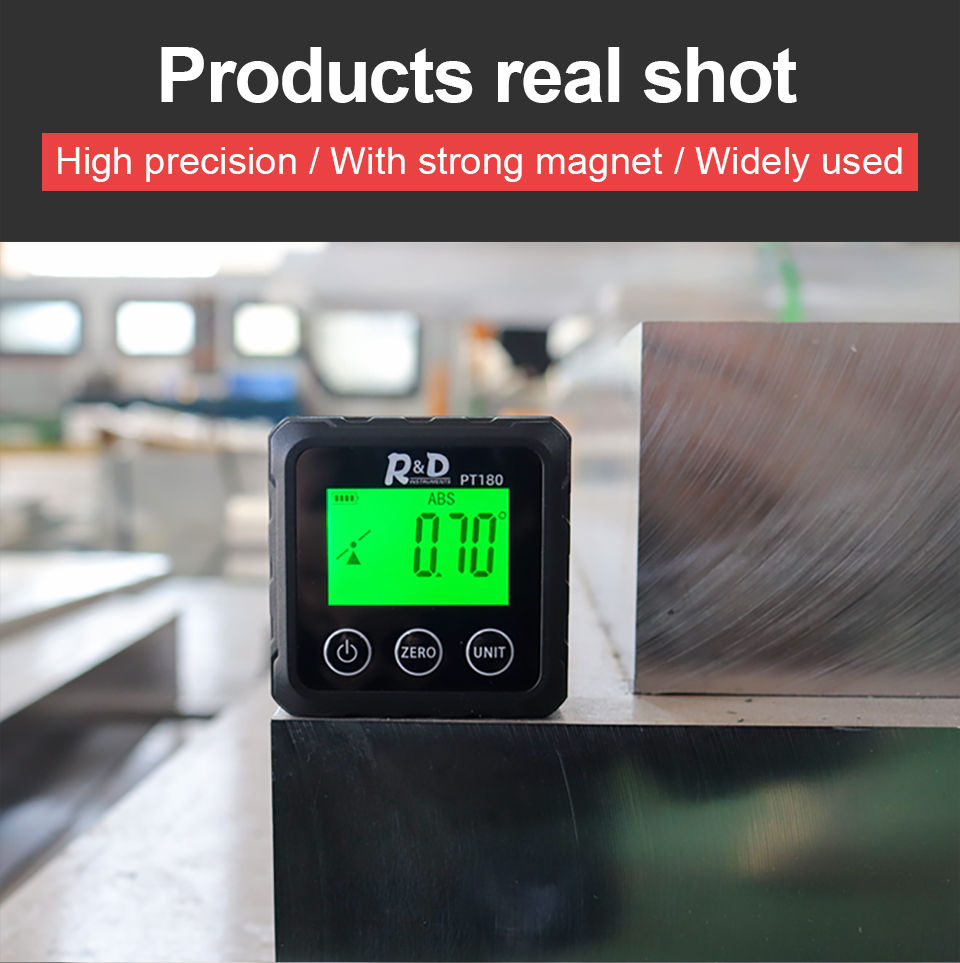 Thumbnail: R&D PT180 PT181 Laser  Digital Protractor Angle Measure Inclinometer 3 in 1 Lase