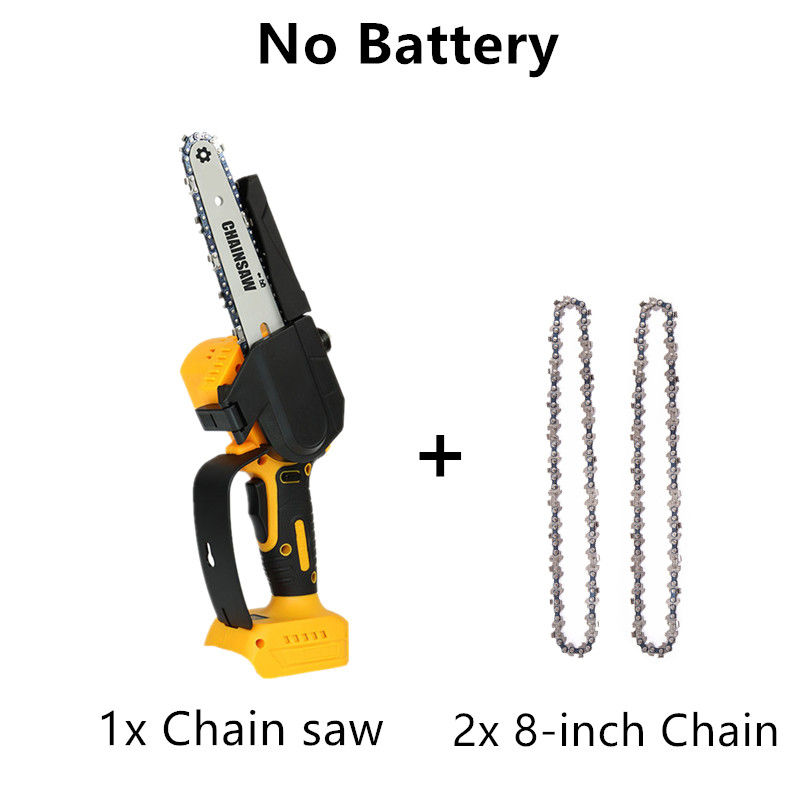 Thumbnail: 8 Inch Brushless Chainsaw For DeWALT 18/20V Battery Cordless Electric Chain Saw 