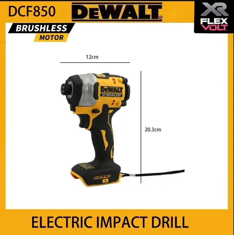 Thumbnail: DEWALT DCF850 205N. M electric screwdriver, No-load speed:0-3250rpm， Brushless