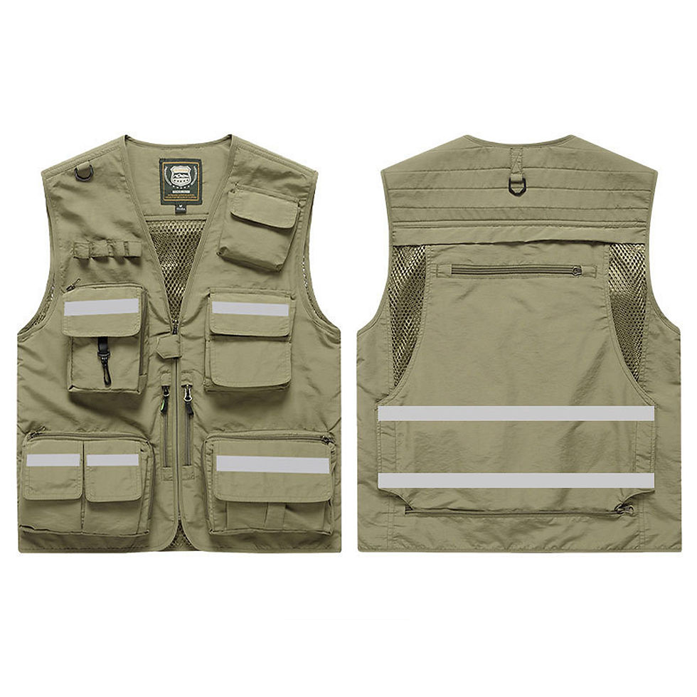 Thumbnail: Hi Vis Workwear Reflective Vest with Multi Pocket Emergency Rescue Volunteers Co