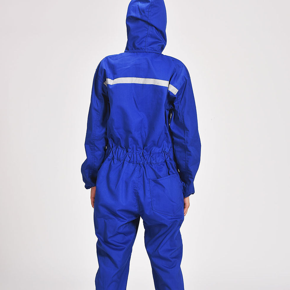 Thumbnail: Working Hooded Coveralls Raincoat Overalls Dust-proof Paint Spray clothing Hood 