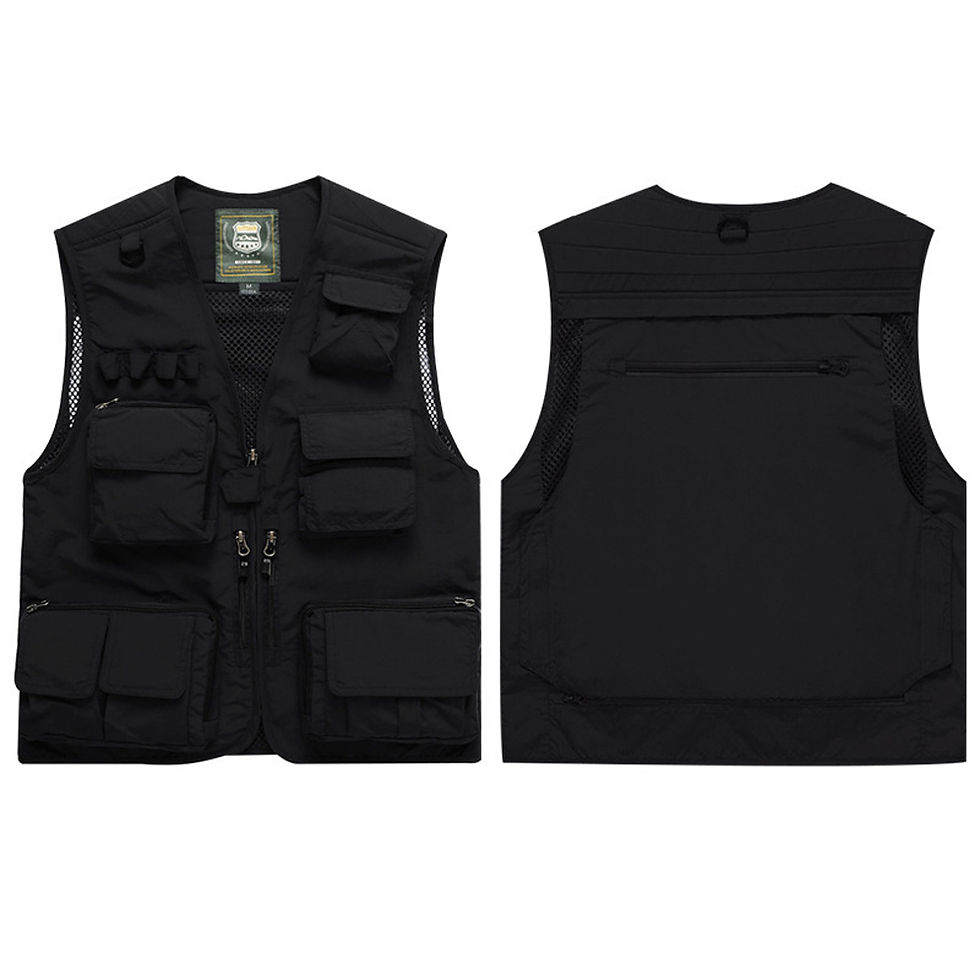 Thumbnail: Hi Vis Workwear Reflective Vest with Multi Pocket Emergency Rescue Volunteers Co