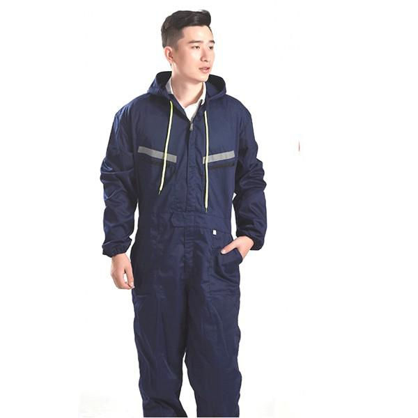 Thumbnail: Working Hooded Coveralls Overalls Dust-proof Paint Spray Clothing Hood Protectiv