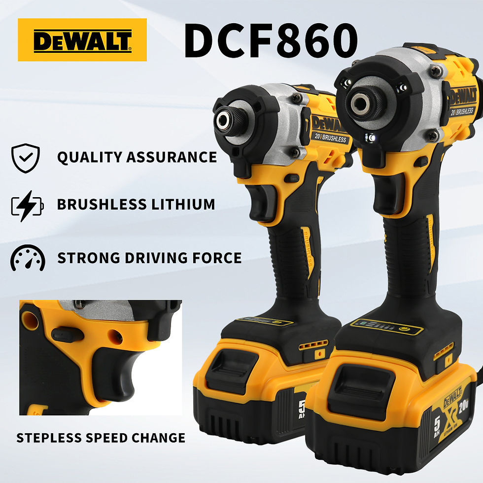 Thumbnail: Dewalt DCF860 Cordless Compact Drill / Driver 20V Brushless Electric Drill Screw