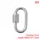Thumbnail: 1Pc Stainless Steel Climbing Gear Carabiner Quick Links Safety Snap Hook M3/M3.5