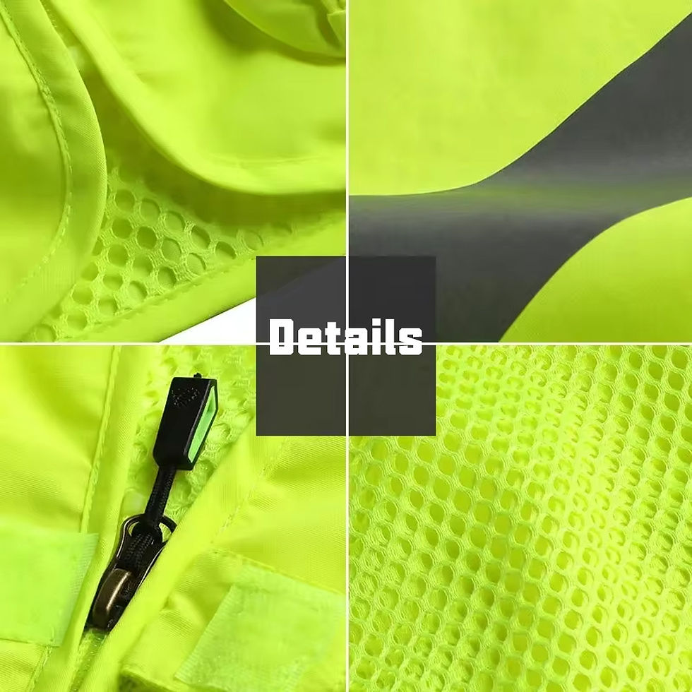 Thumbnail: Hi Vis Workwear Reflective Vest with Multi Pocket Emergency Rescue Volunteers Co