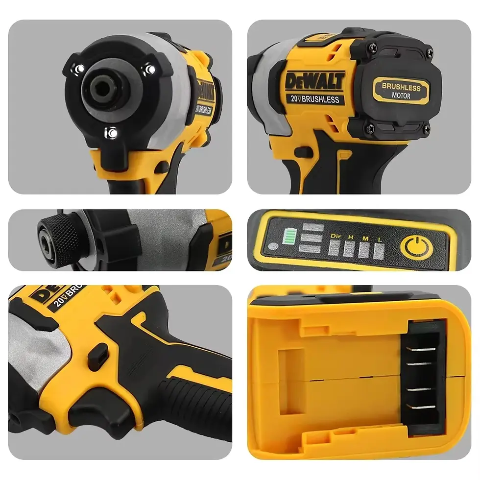Thumbnail: DEWALT DCF850 205N.m Brushless Impact Driver Cordless Screwdriver 20V Rechargeab