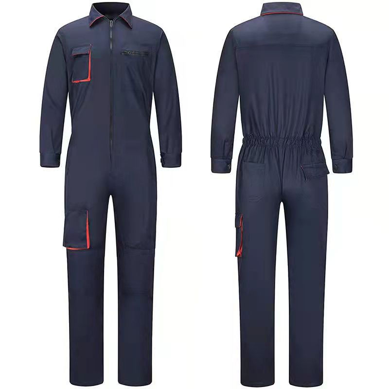 Thumbnail: Men's Long-Sleeves Overalls Overalls Zipper Pocket Jumpsuit Jumpsuit Fashion Lab