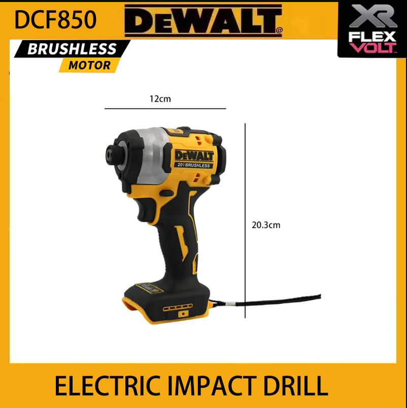 Thumbnail: DEWALT DCF850 205N. M electric screwdriver, No-load speed:0-3250rpm， Brushless