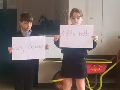 Rights Ambassadors lead our worship.