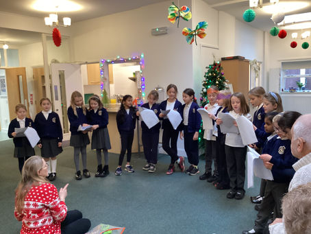 Our very busy Choir!