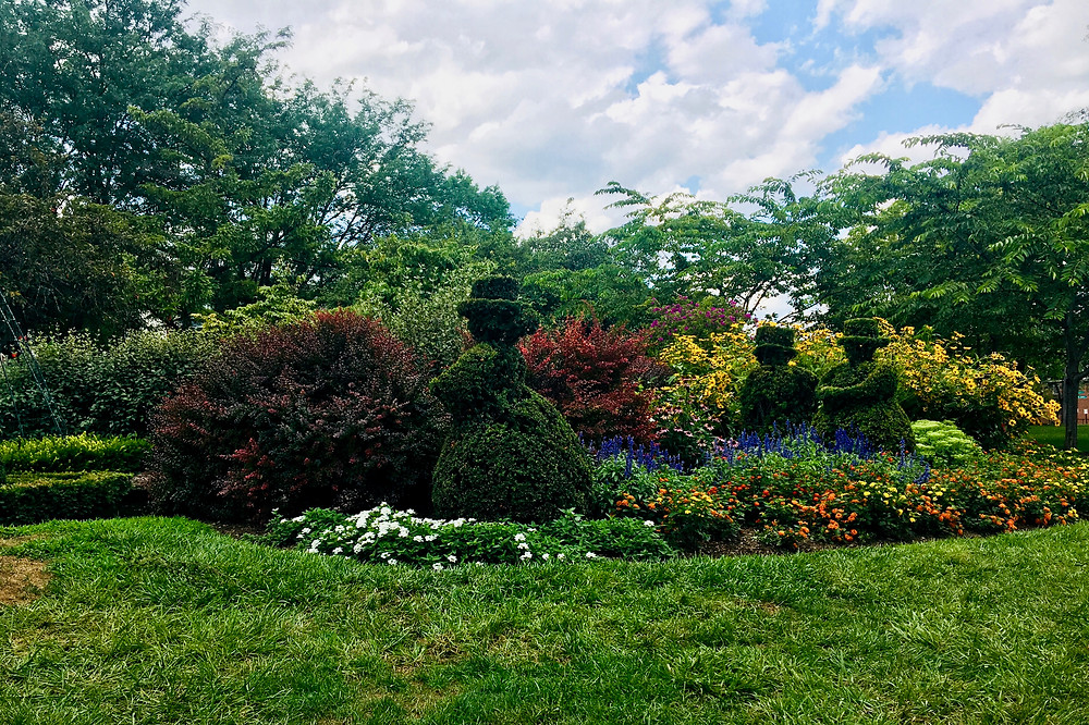 Topiary Statue at the Topiary Garden in Columbus, OH
