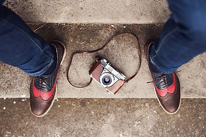 shoes and camera