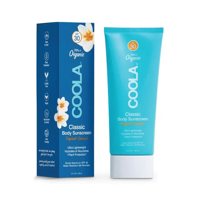 Crème solaire corporelle FPS30 - Noix de coco tropicale