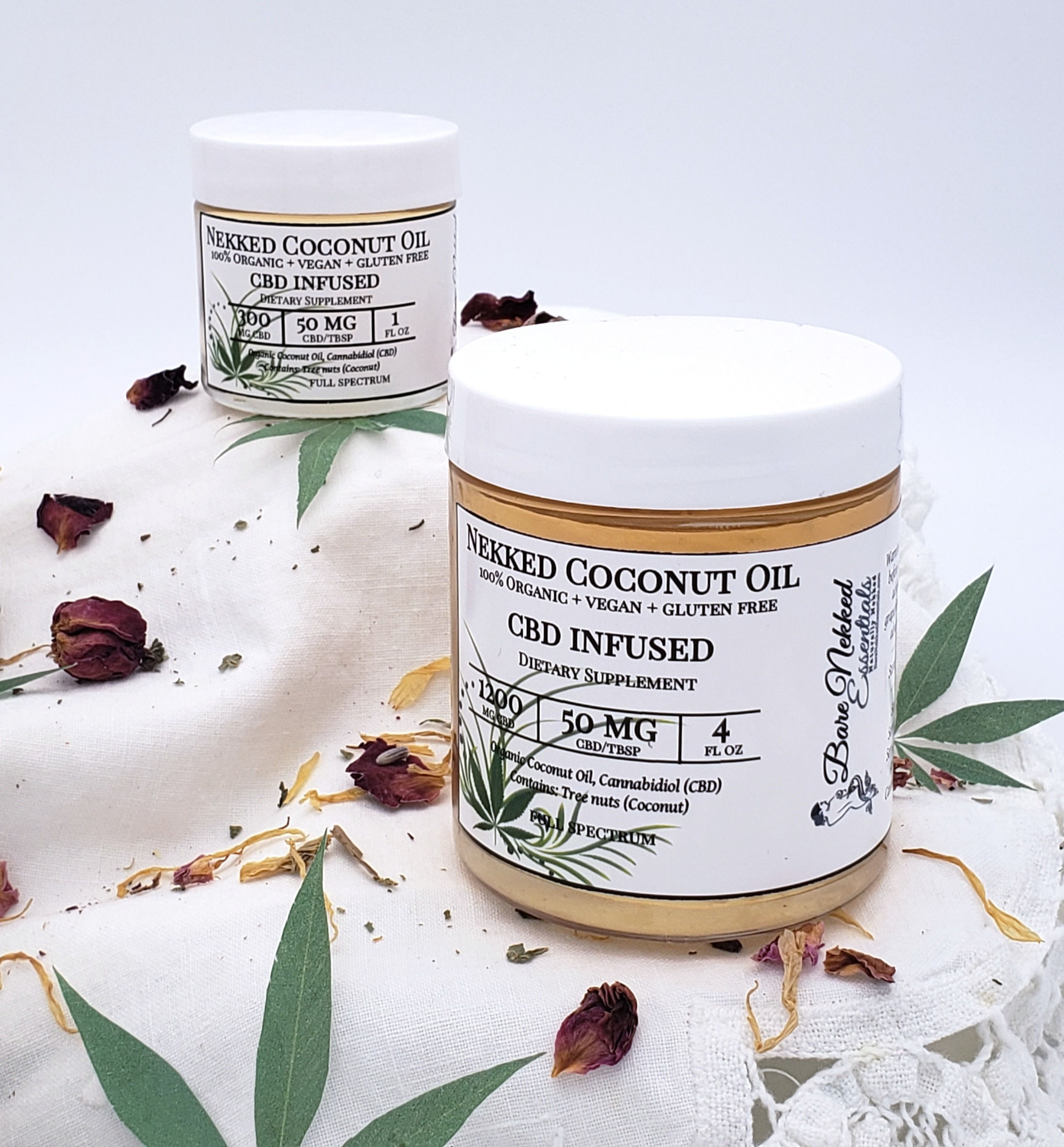 Nekked Coconut Oil (CBD Infused)