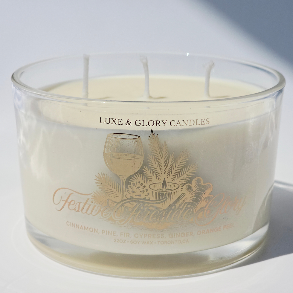 Thumbnail: Festive Fireside Glory - Christmas Fireside Candle