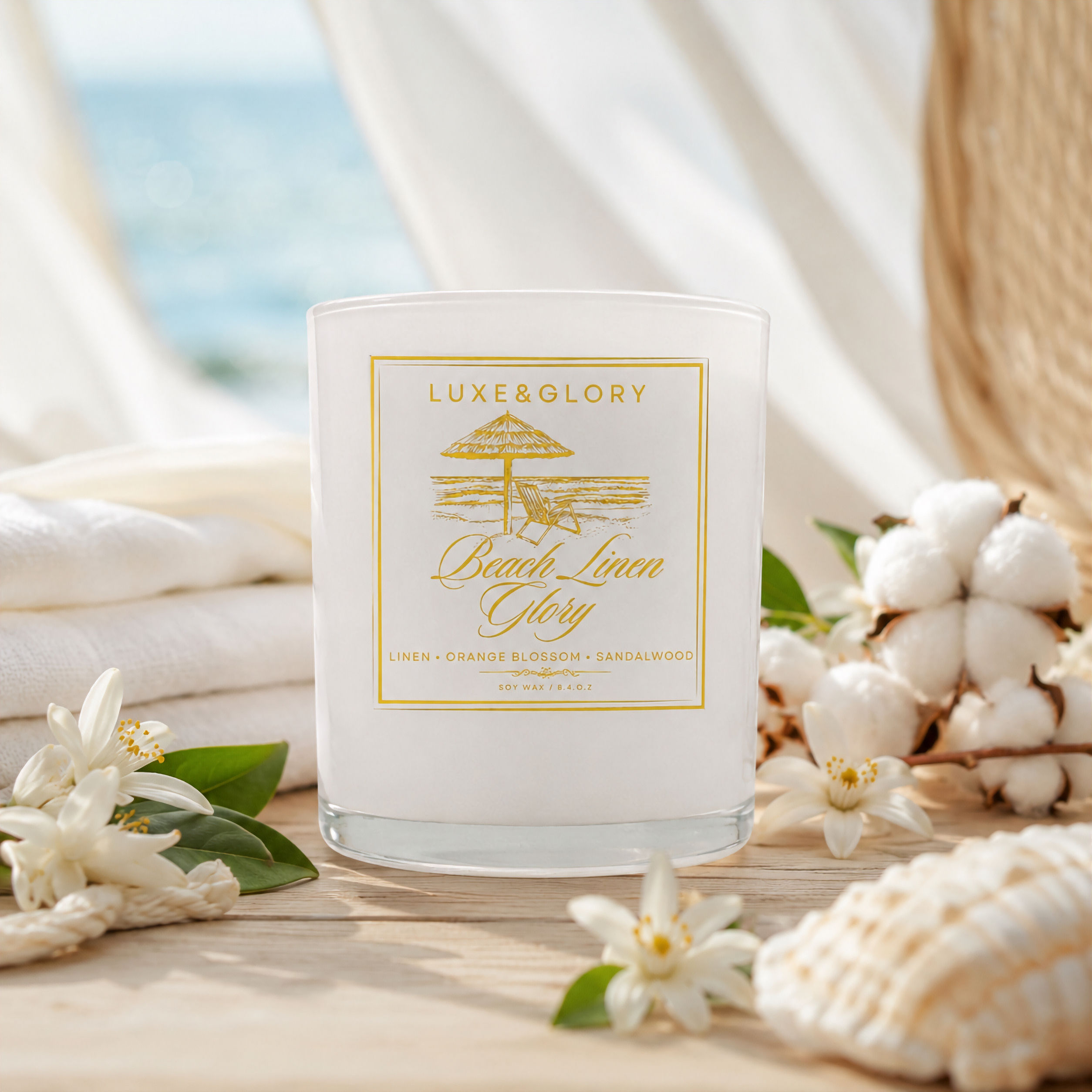 Beach Linen Glory - Linen, Orange Blossom, Sandalwood