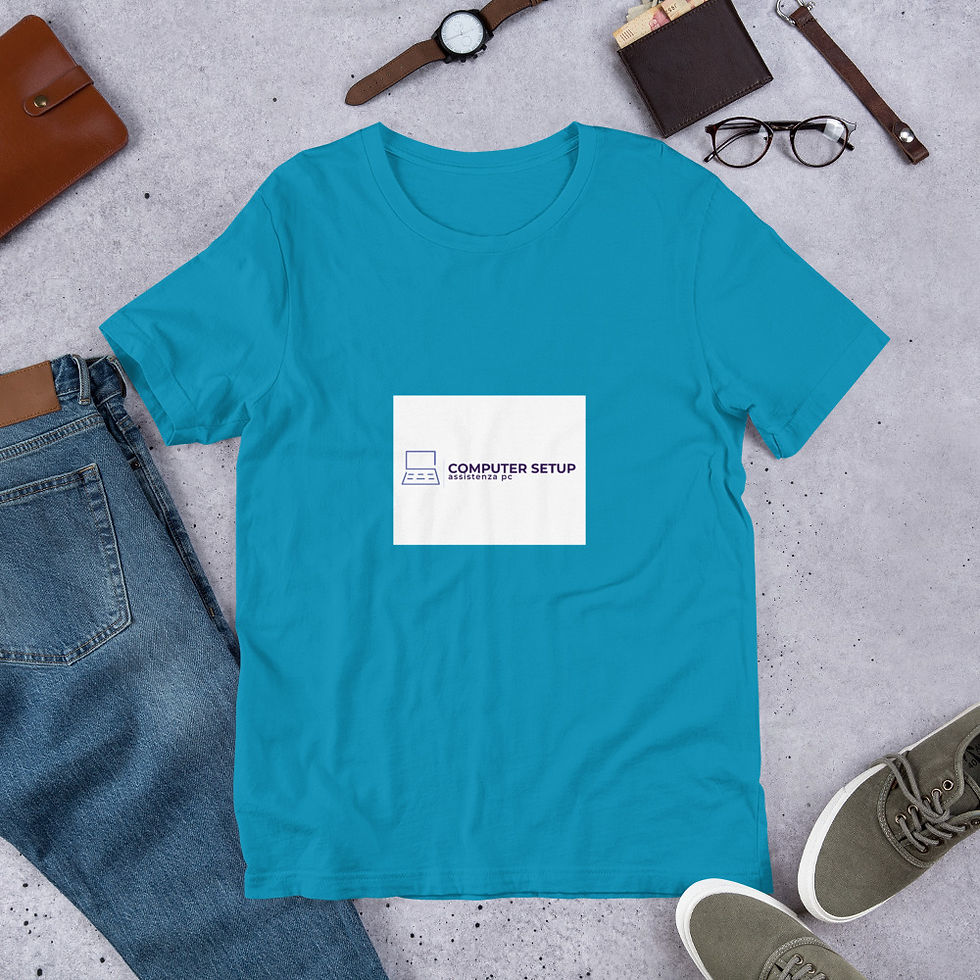 Miniatura: Computer Setup Unisex T-Shirt