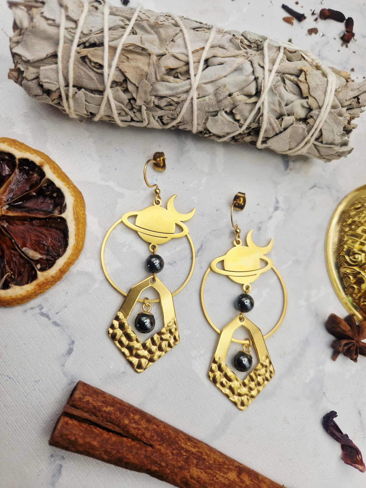 Destock - BO hématite (pièce unique)