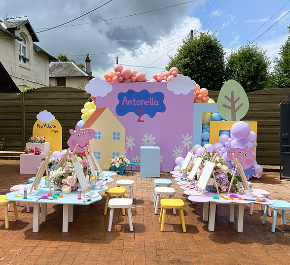 Décoration Anniversaire Peppa Pig personnalisé