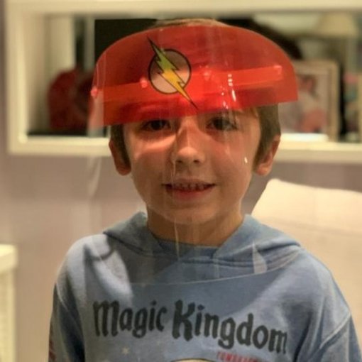 Face shield infantil