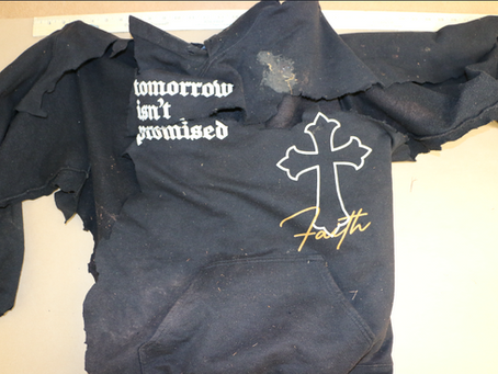 'Tomorrow isn't promised:' sad message on teen victim's hoodie