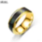 Thumbnail: Smart Stainless Steel Sensor Body Temperature Ring for Couples Multifunctional