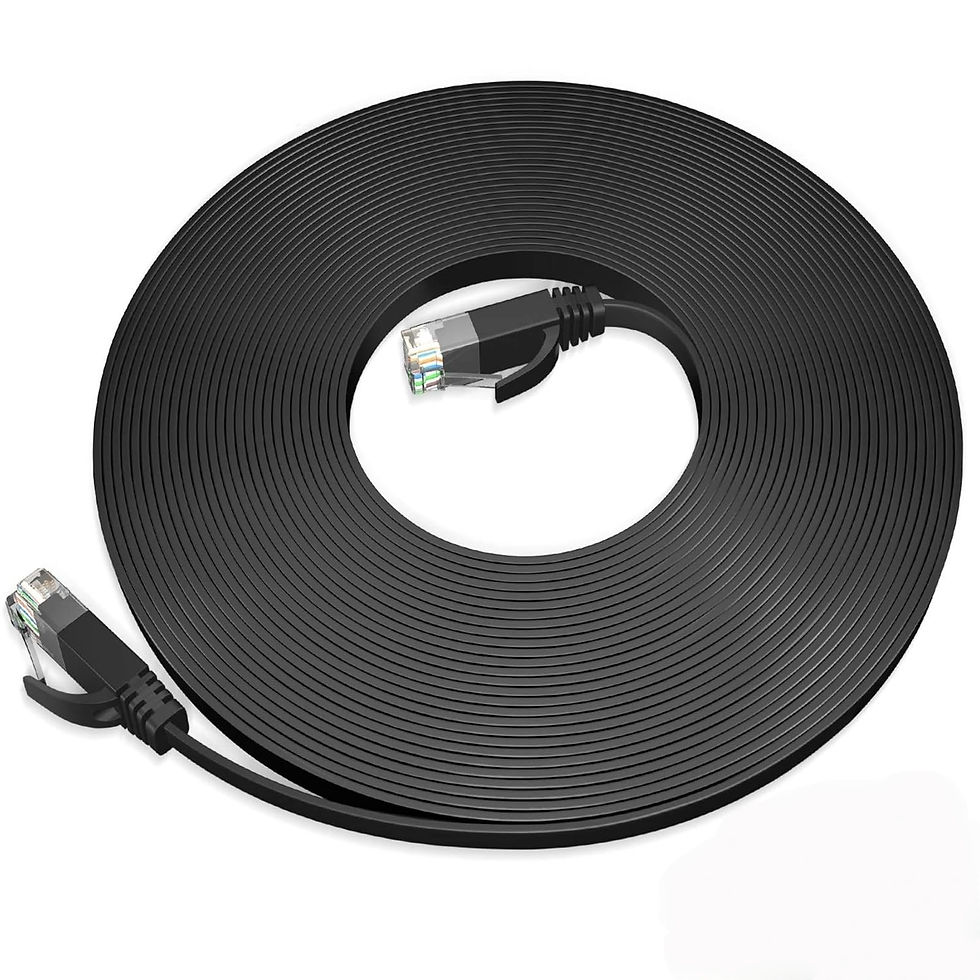 Cat 6 Ethernet Cable, Outdoor and Indoor 10Gbps Supports Cat6a Cat5 Cat5